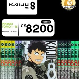 [PRE-ORDEN] Manga Kaiju No. 8 coleccion completa (tomo 1 - 16)