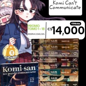 [PRE-ORDEN] Manga Komi no puede comunicarse coleccion completa (tomo 1 - 18)
