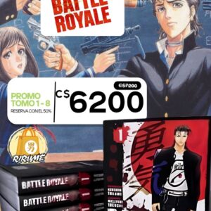 [PRE-ORDEN] Manga BATTLE ROYALE coleccion completa (tomo 1 - 8)